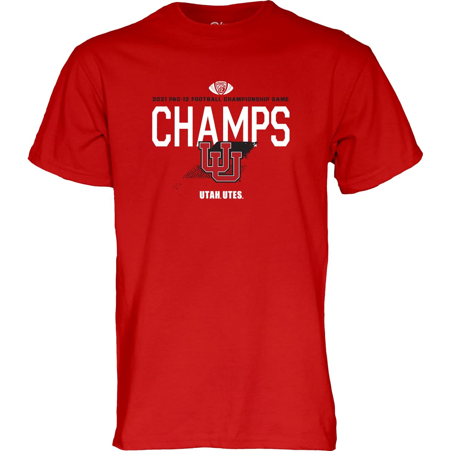 Blue 84 Men's Standard NCAA Officially Licensed Utah Utes Pac-12 Champs T-Shirt gallery