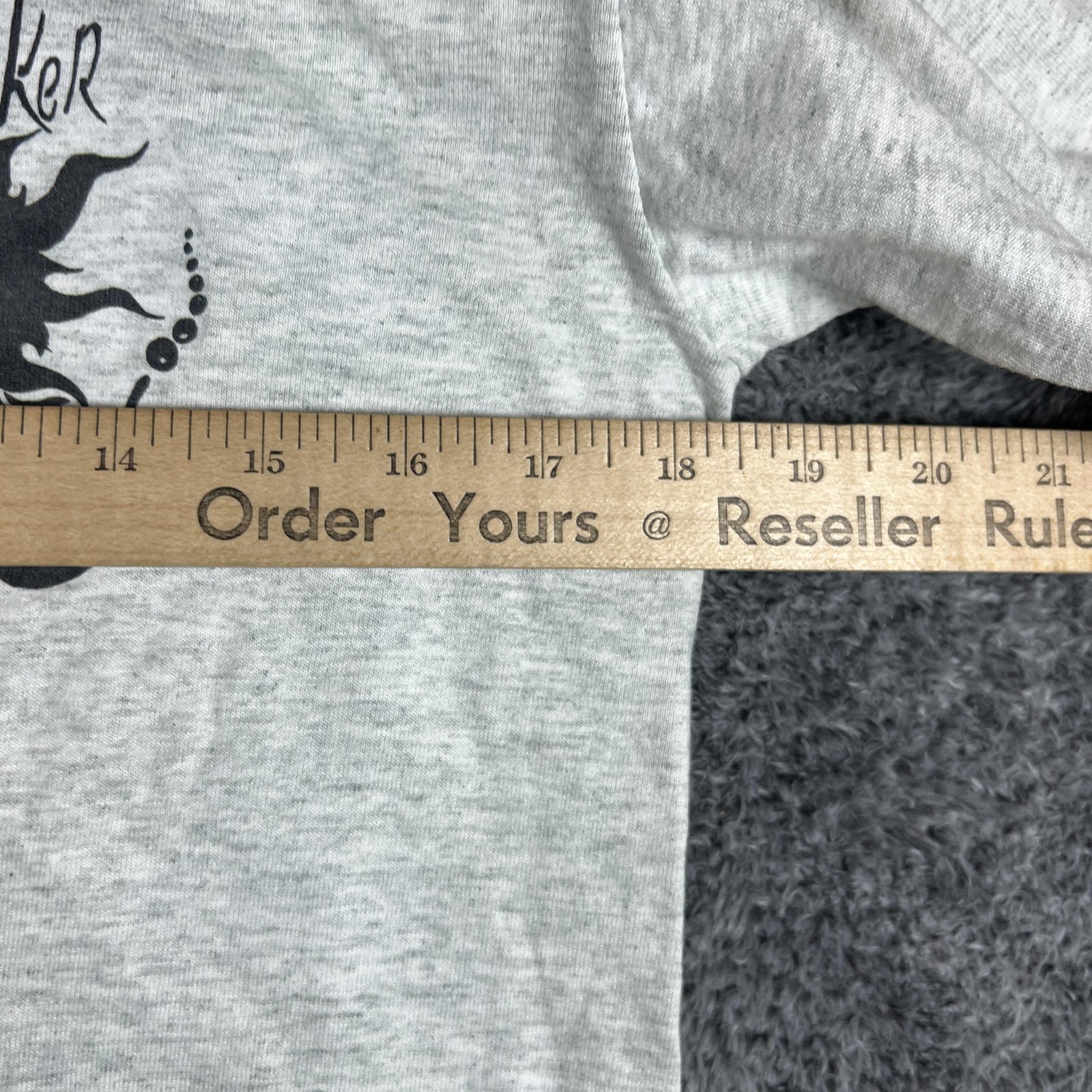 Vintage SCREEN STARS Shirt Mens M Gray Graphic Crew Neck Metal Skater Grunge gallery