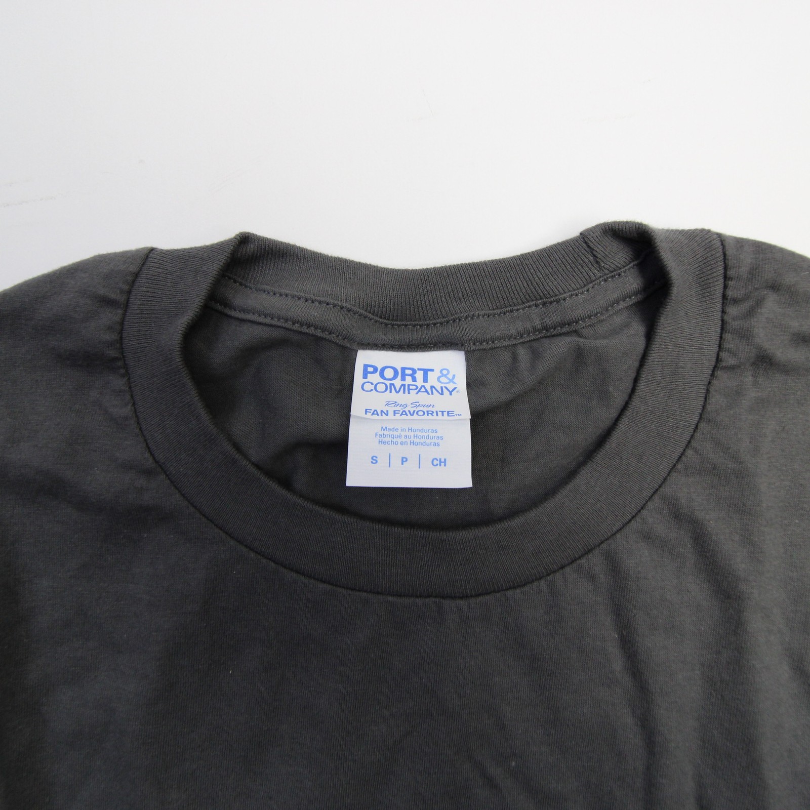 Port & Company Long Sleeve Shirt Men's Gray New without Tags S gallery