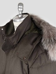 NEW KIRED GREEN WOOL EA OVERCOAT US 46 – EU 56 KRCZ19