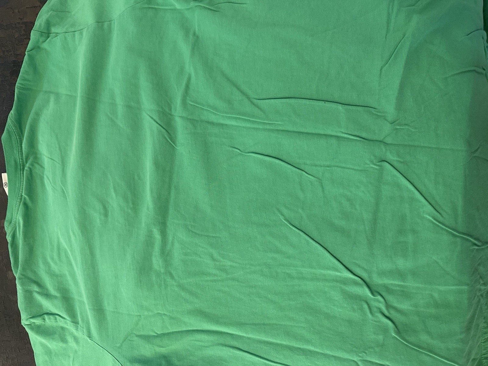 Vintage Nike Track & Field Sportswear Cotton Tee. Electric Green. XL gallery