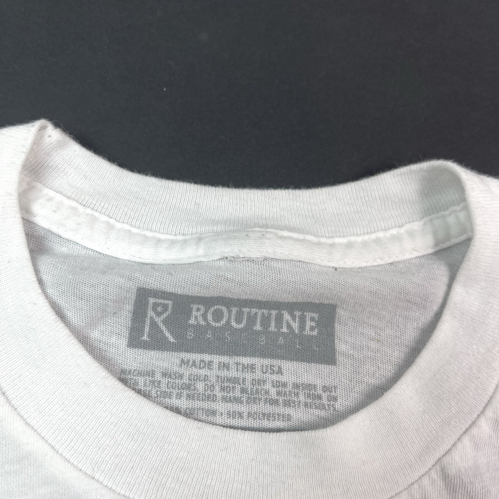 Routine Baseball Clint Eastwood Beastwood Trading Card Graphic White T-Shirt M gallery