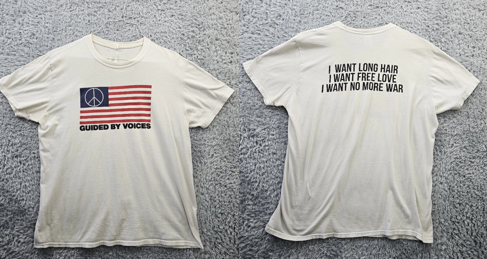 Guided by Voices Band American Flag Peace T Shirt Full Size S-5XL gallery