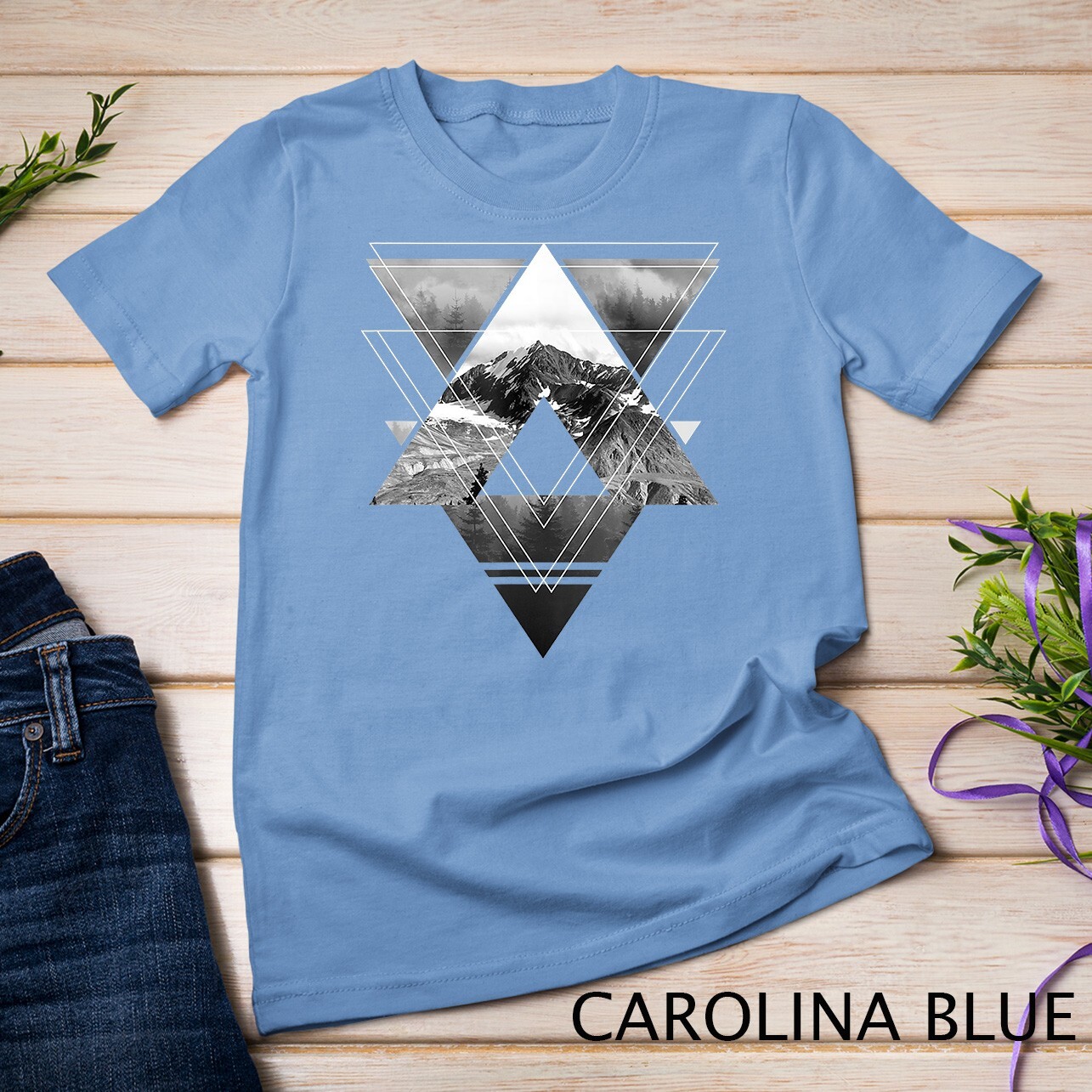 Trendy Outdoors Geometric Fill T-Shirt Unisex T-shirt gallery