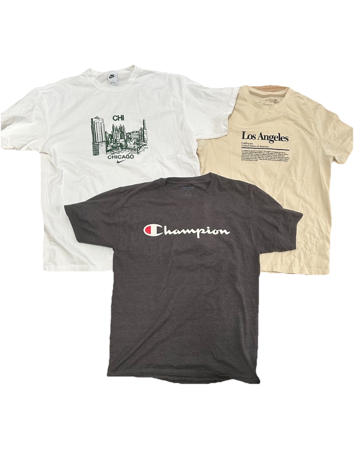 Lot Of 3 Men’s Assorted Brands & Colors Short Sleeve Graphic T-Shirts Size M gallery