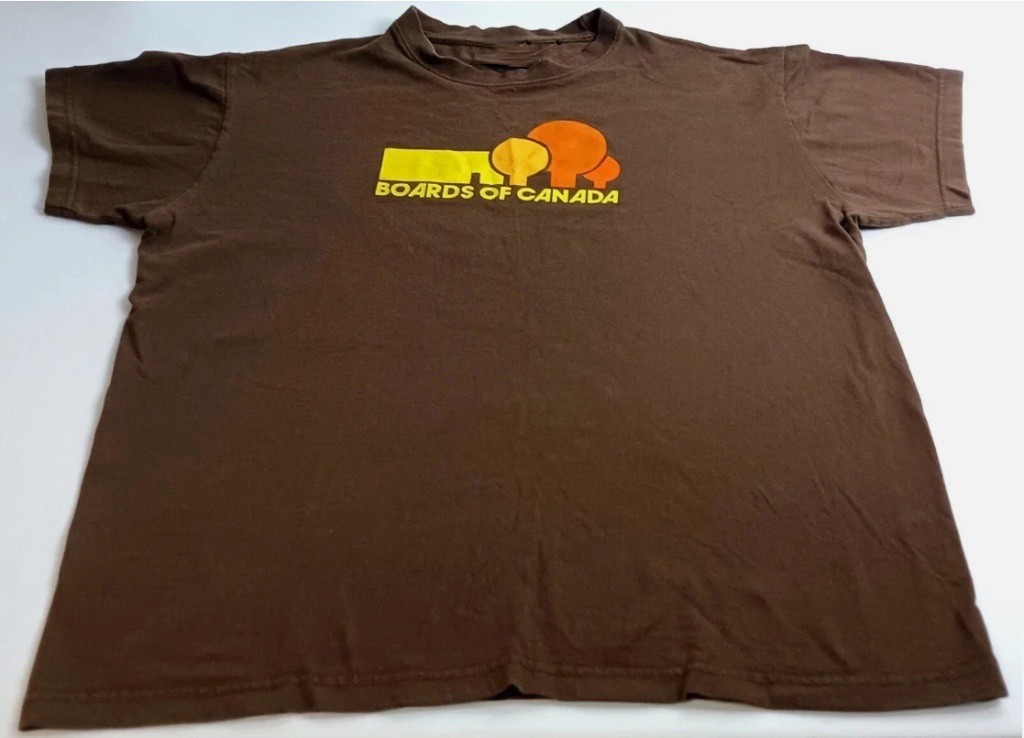 Boards of Canada Band Logo Dark Chocolate Cotton T-Shirt Full Size S-5XL HV251 gallery