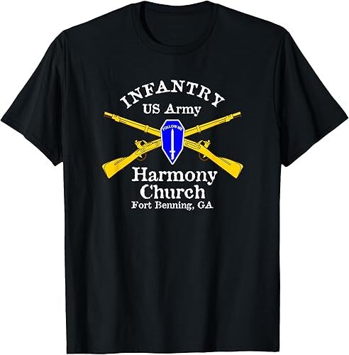 NEW LIMITED US Army Infantry Harmony Church T-Shirt gallery