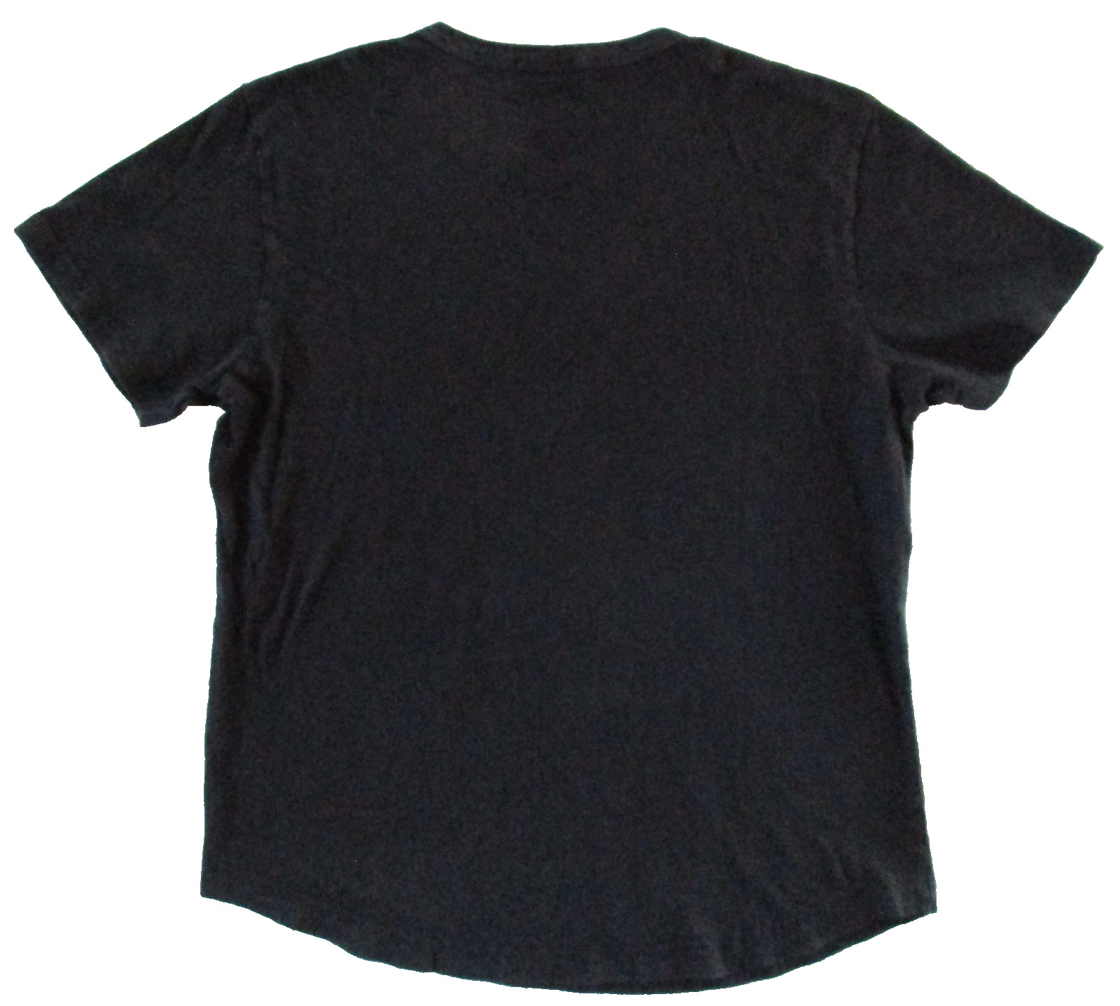 Buck Mason T Shirt Mens M Medium Scoop Neck Curved Hem Preppy Smart Casual Black gallery