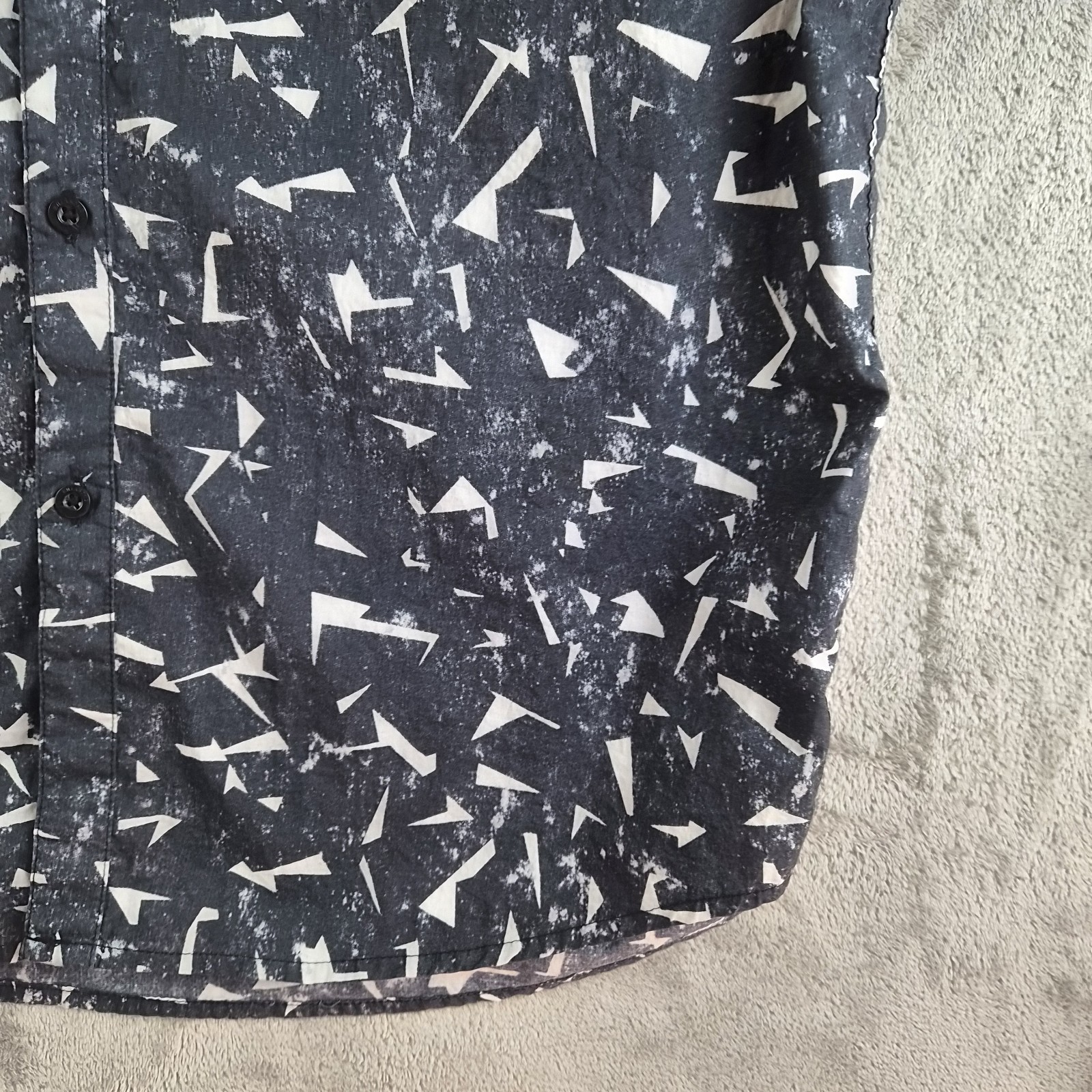 Billabong Garage Collection Shirt XL Black White Abstract Surf Skate Streetwear gallery