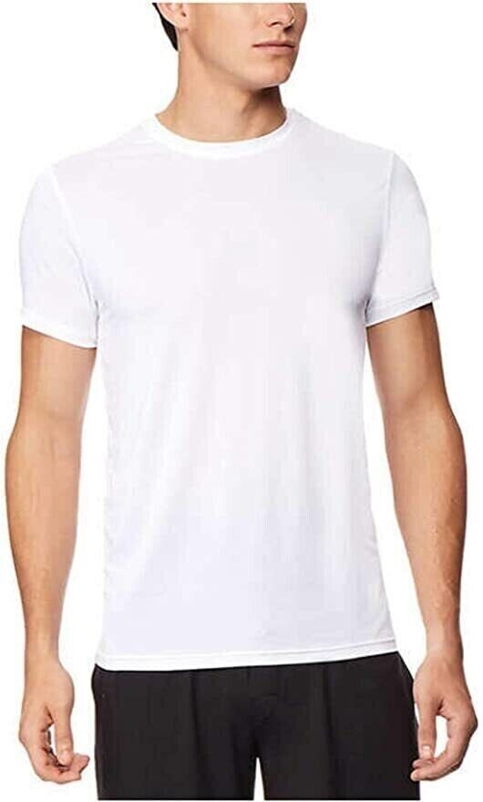 NWT 3 Pack 32 Degrees Cool Short Sleeve Crew Neck Breathable TShirt White size M gallery