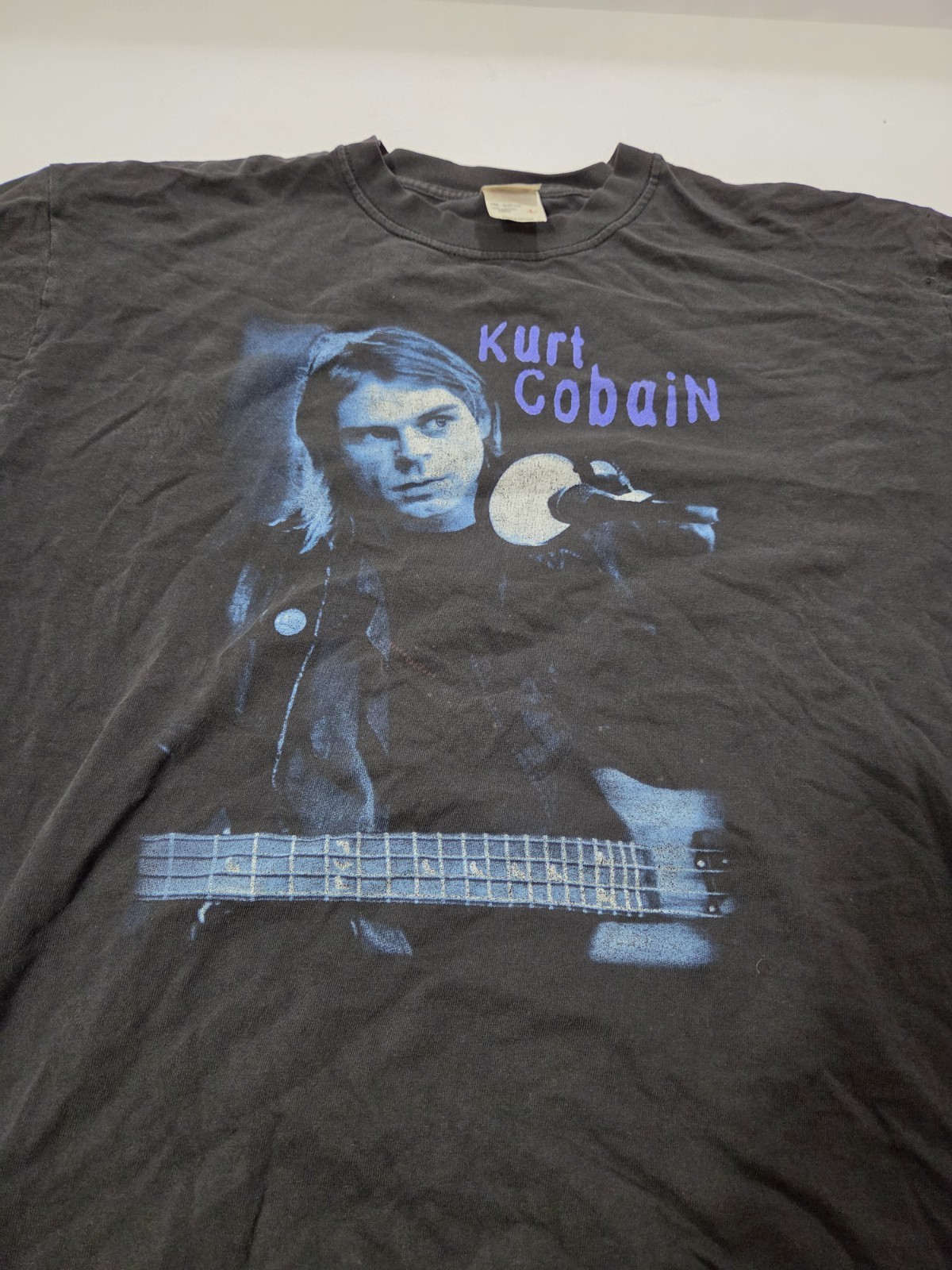 Kurt Cobain Nirvana Graphic Double Sided Anvil Size L Notebook End of Music Poem gallery