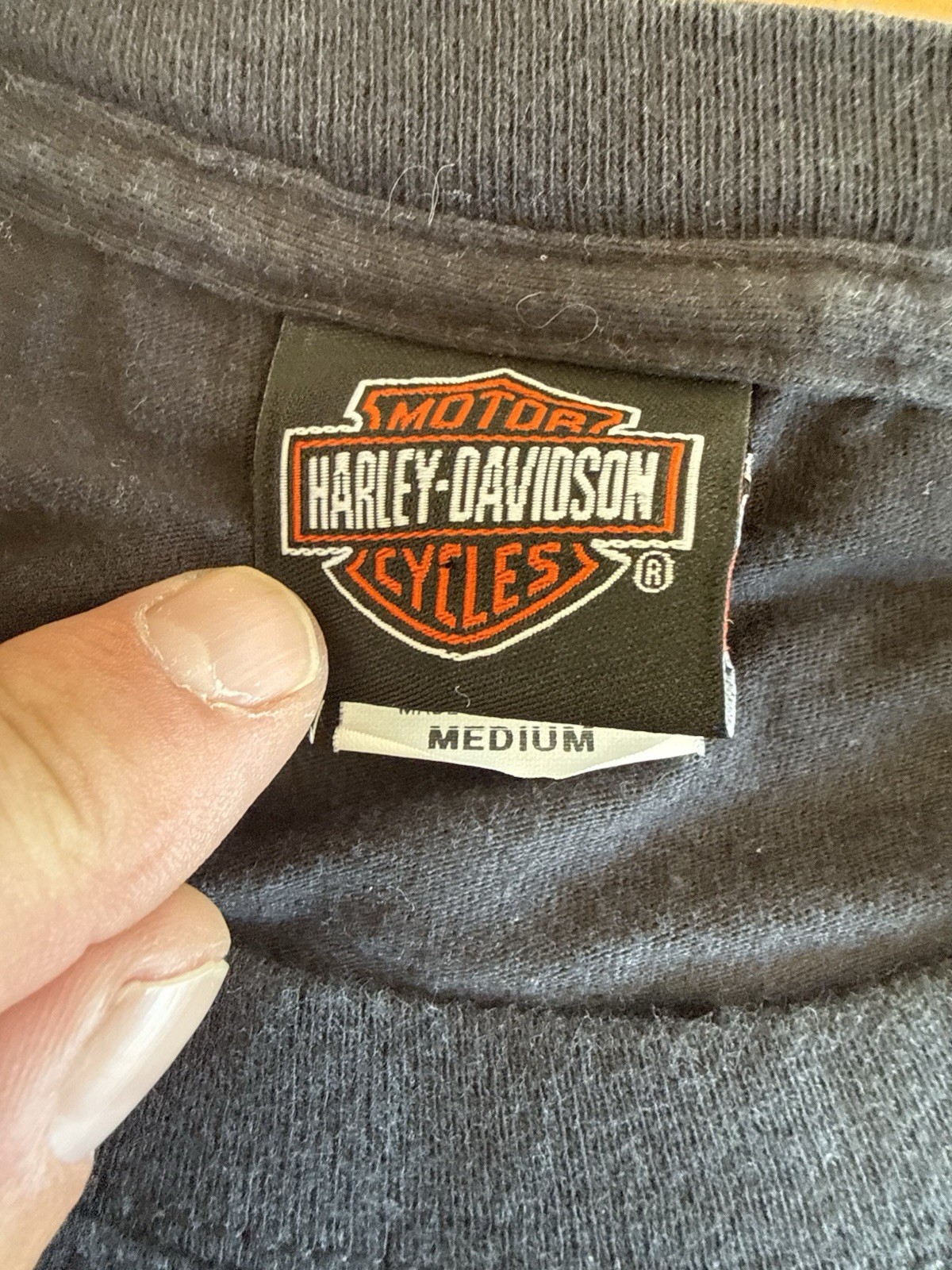 Harley Davidson Motorcycle vintage 90S San Francisco California T-Shirt Medium gallery
