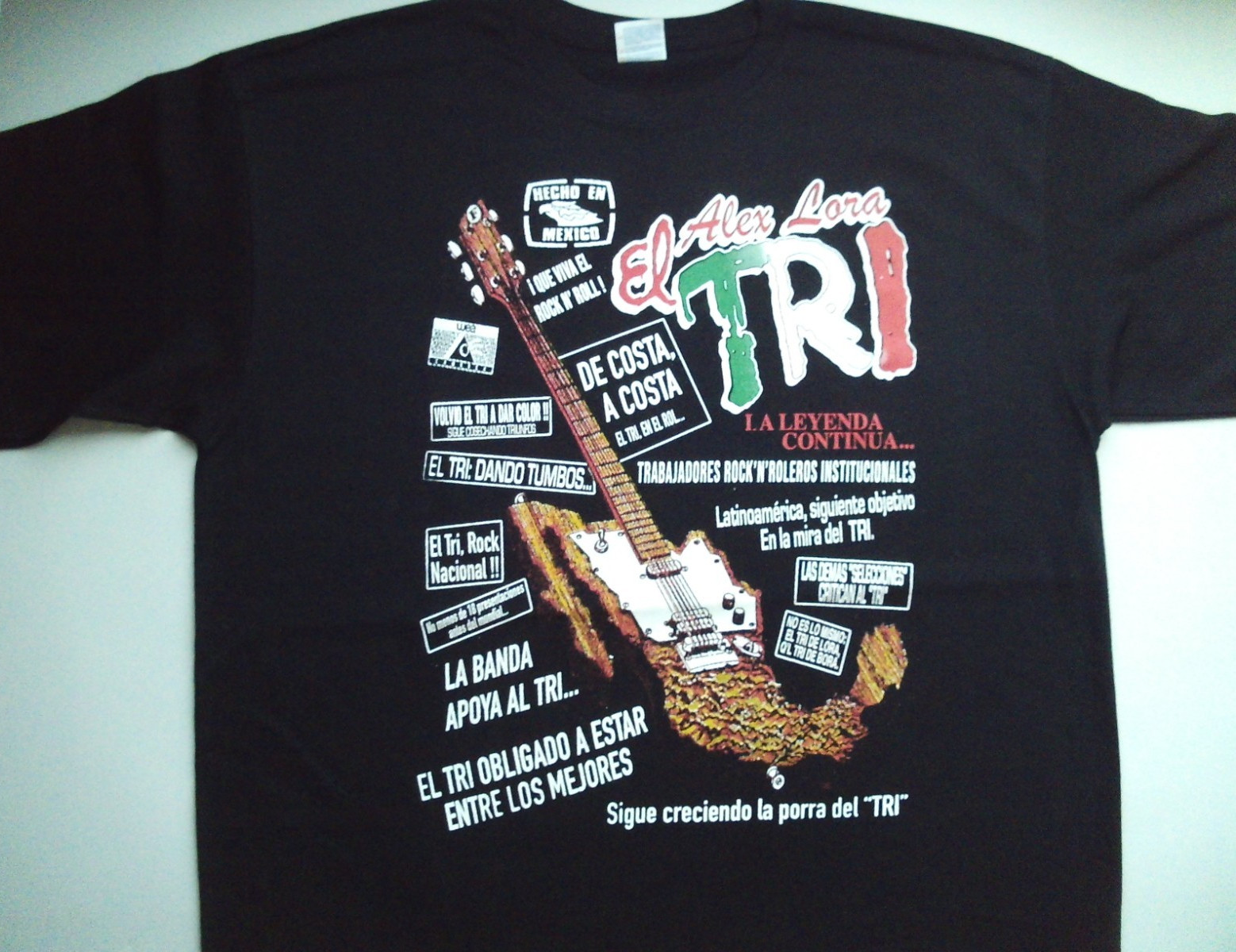 EL TRI SHIRT SIZE XL,ROCK URBANO HARAGAN INTERPUESTO LIRAN ROLL BANDA BOSTIK gallery