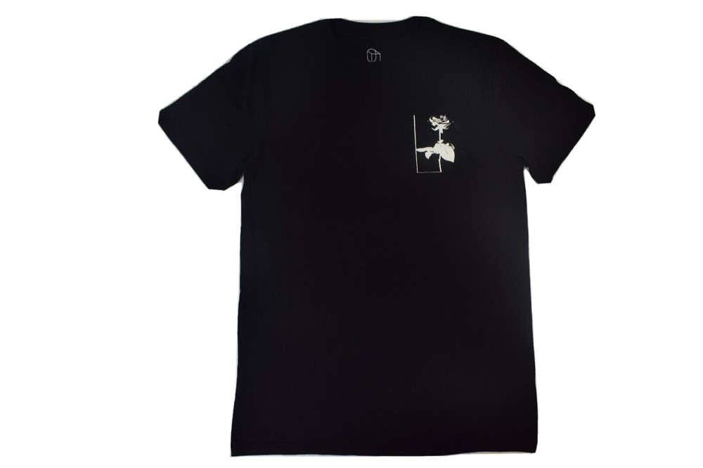 Original Use Mens Visual Commumication Process Black 2-Sided Shirt New S