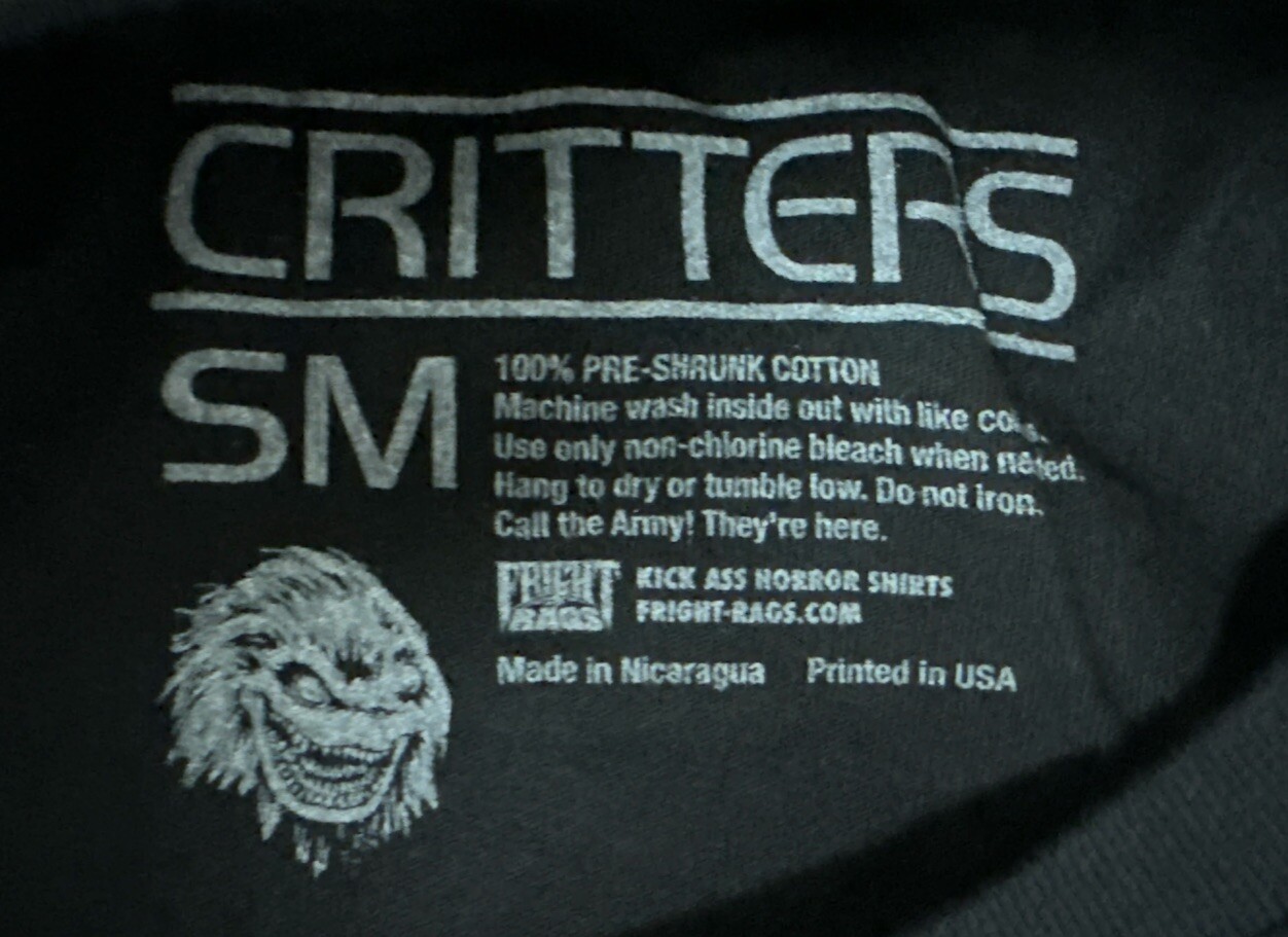 Fright Rags Critters (Mens Small) T-Shirt - Brand New gallery