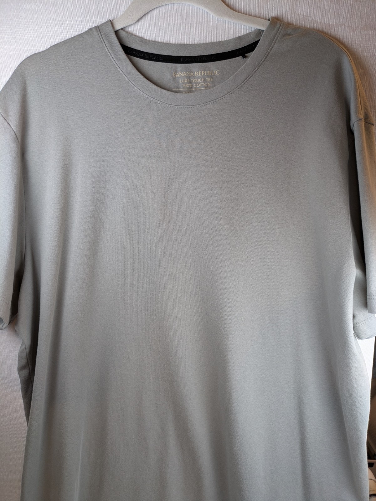 Banana Republic T Shirt Luxe Touch 100% Cotton Grey Sz XXL gallery