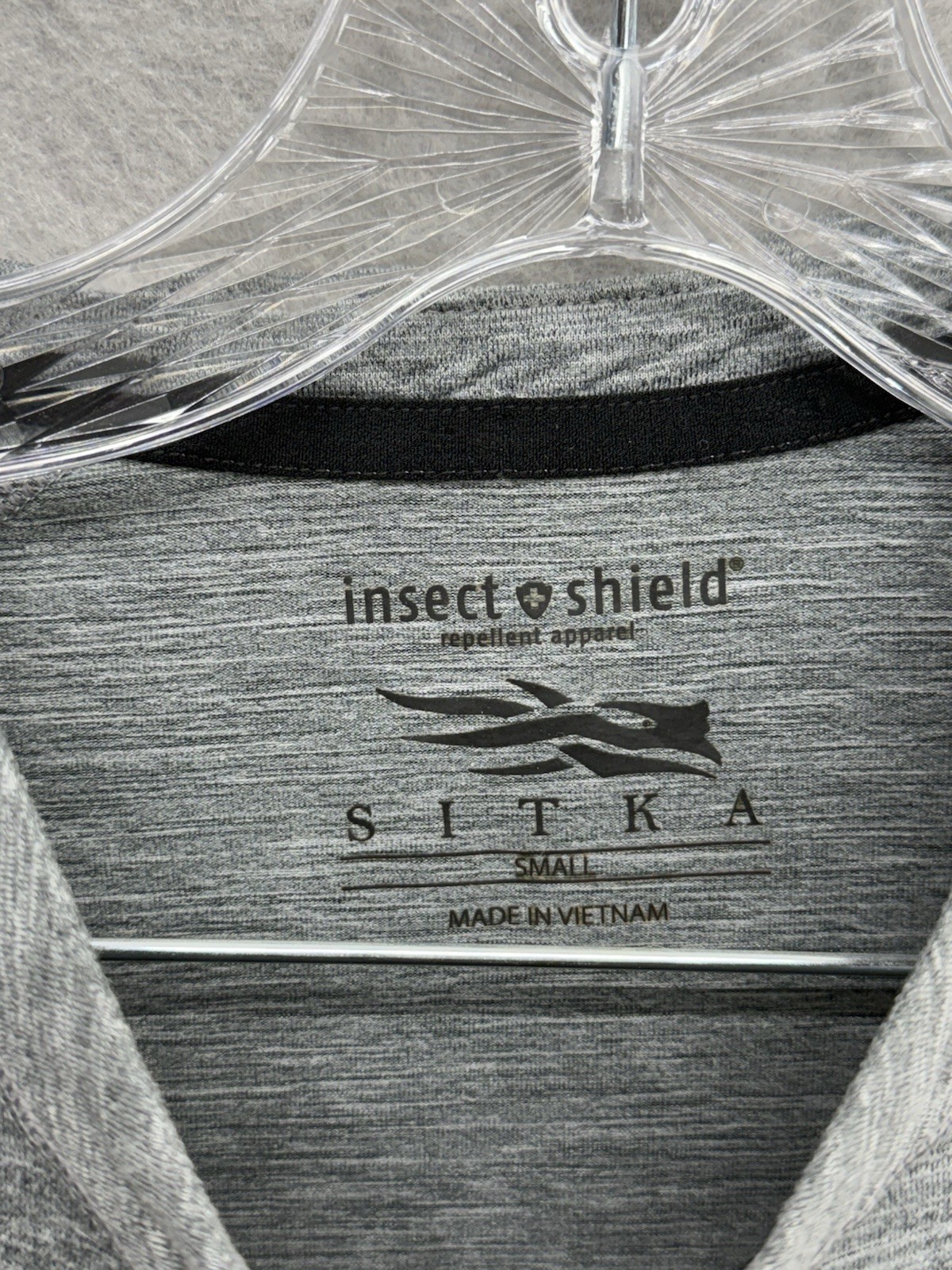 Sitka Gear Hanger Henley Mens Small S Gray Insect Shield Utility Outdoors gallery