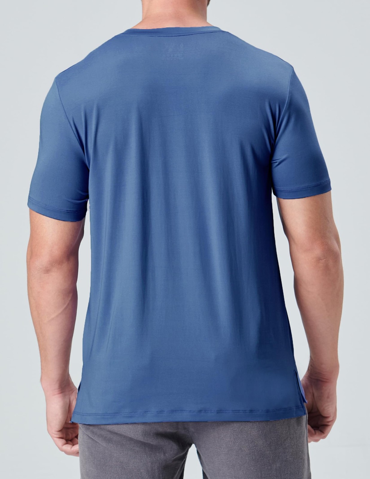 5 Pack Mens V-Neck Dry Fit Active T-Shirts, Athletic Short Sleeve Workout Top... gallery