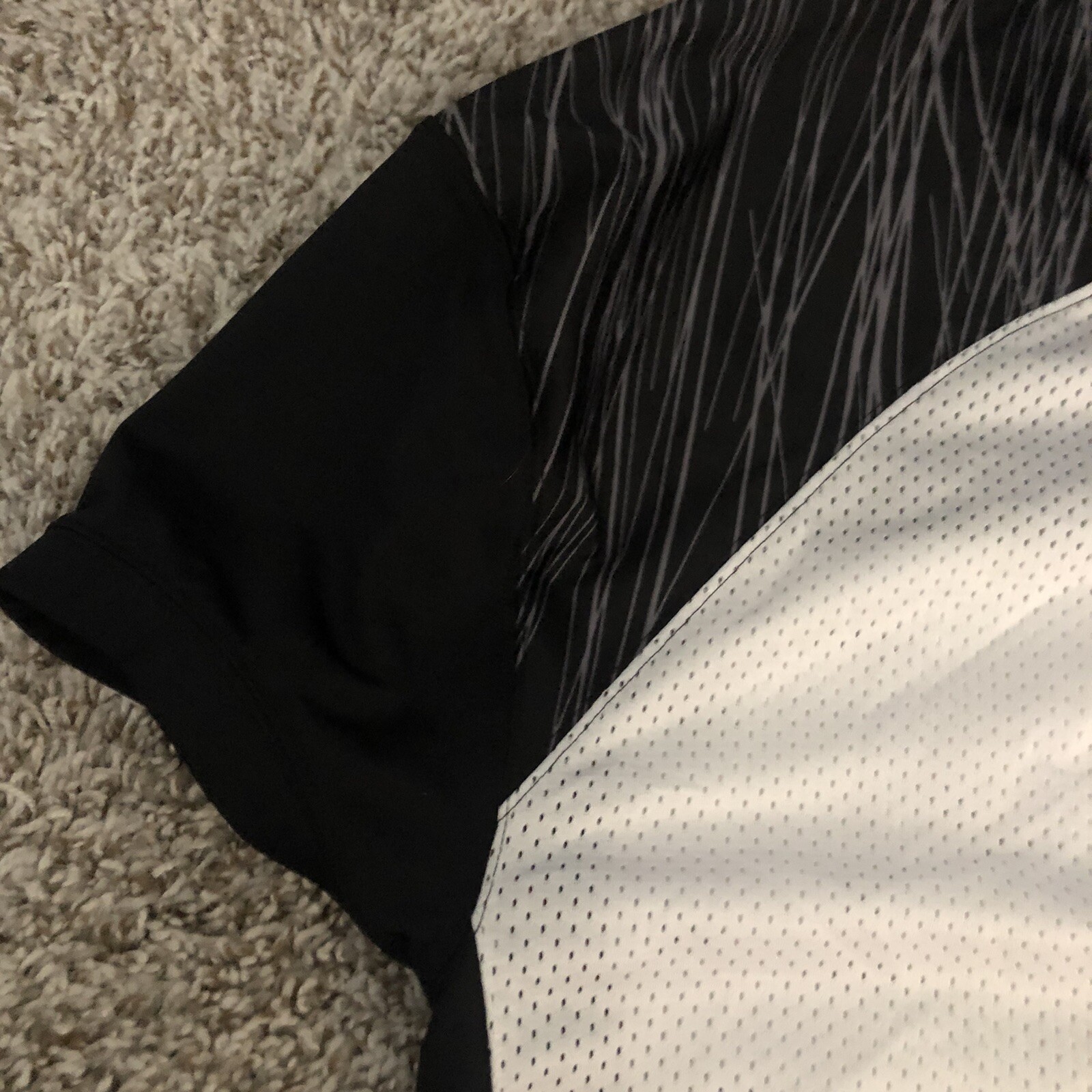 Augusta Sportswear Half-Elastic Cuff Slant Football Jersey Size Large V Neck gallery