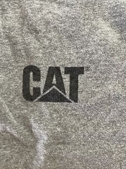 CAT Caterpillar Men Trademark Short Sleeve Medium T-Shirt Gray Free Shipping