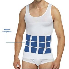 Men’s Slimming Vest Body Shaper Abs Abdomen Compression Shirt Workout Tank Tops