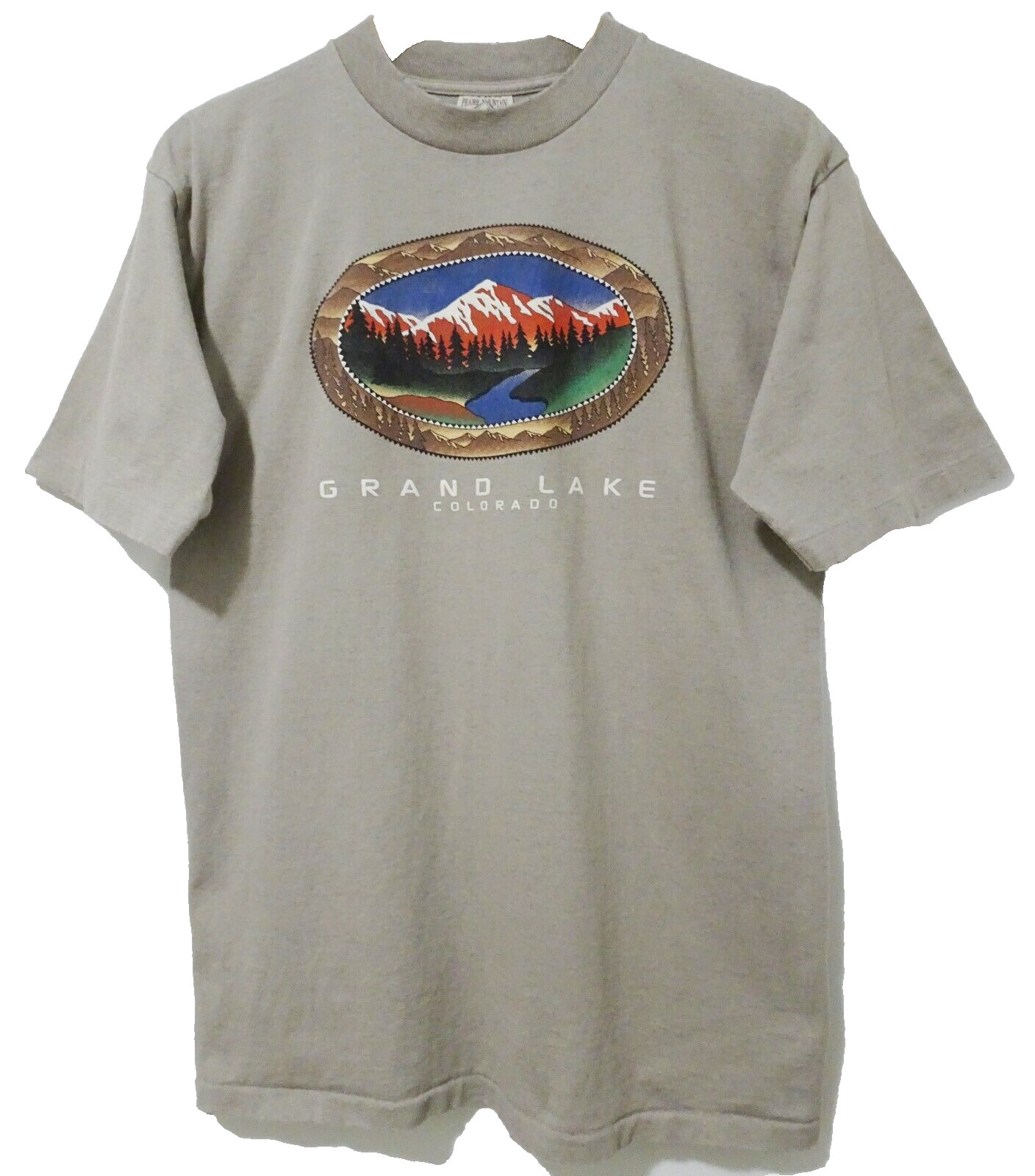S/M Vtg 90s Grand Lake Colorado Rocky Mountains Distressed Single Stitch T-Shirt gallery