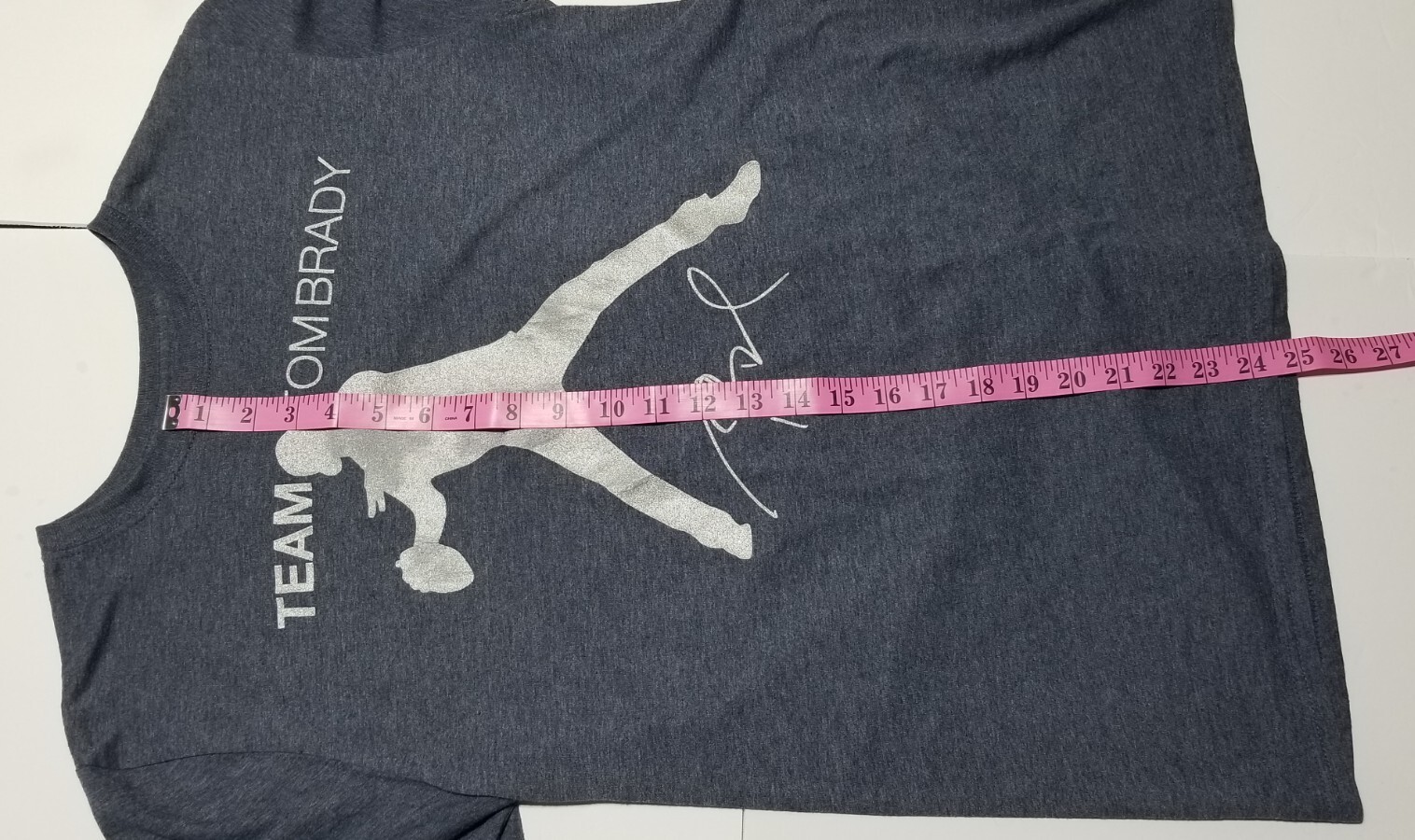  Retired Team Tom Brady #12 Best Buddies Short Sleeve T-Shirt Size: L Large gallery