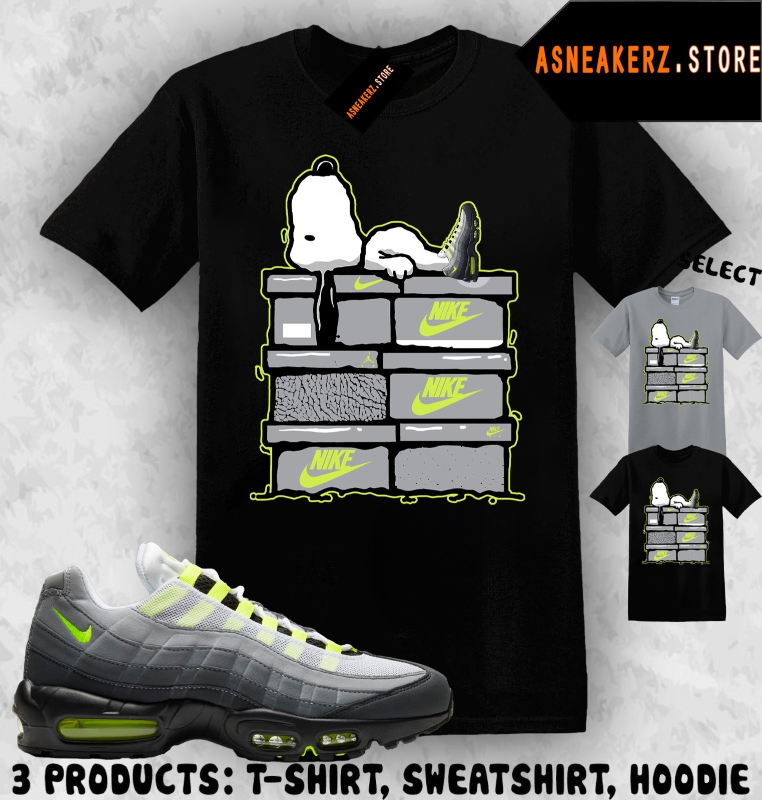 Shirt To Match AM 95 Big Bubble Neon 2026 Sneaker Matching Tee Sneakerhead S Dog gallery