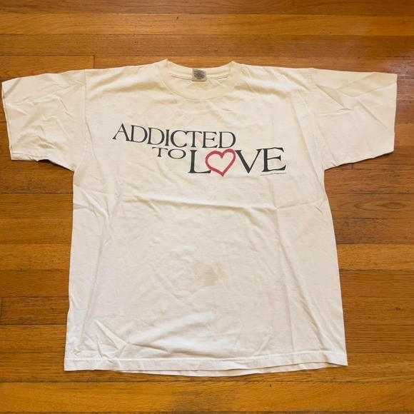 VTG 1997 Addicted to Love Movie Promo Meg Ryan Matthew Broderick tshirt XL USA gallery