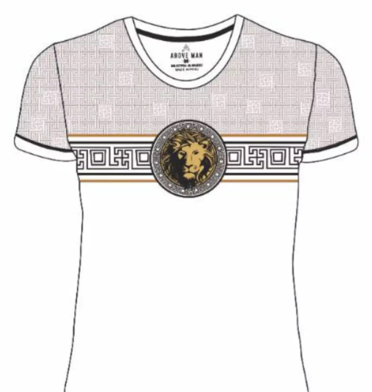 Men's Beautiful Cotton Rhinestone T Shirt,Italian Style,Stretch S to 2XL….A12. gallery