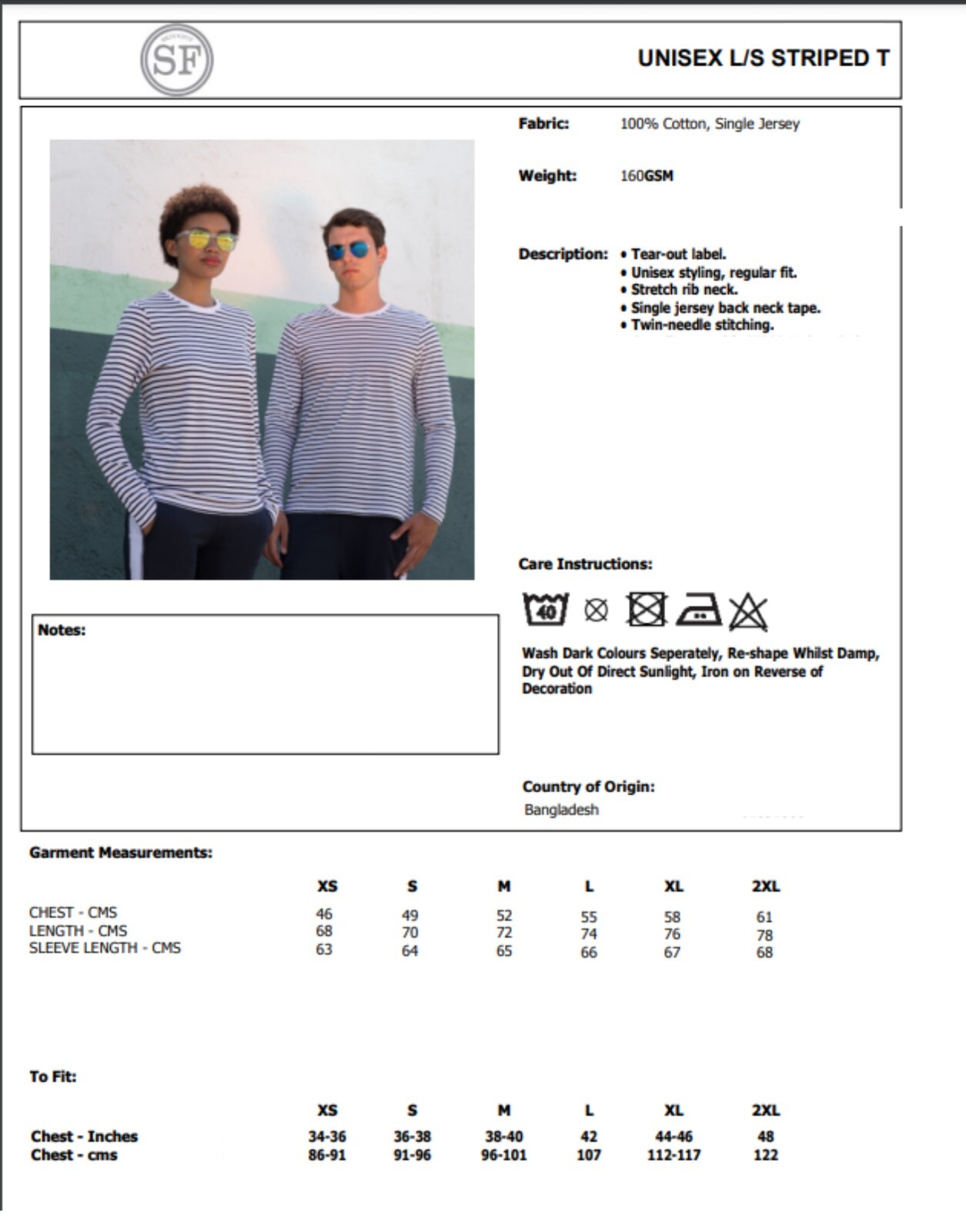 Breton Striped Long Sleeve Crew Neck T Shirt Casual Cotton Tops Men Women gallery
