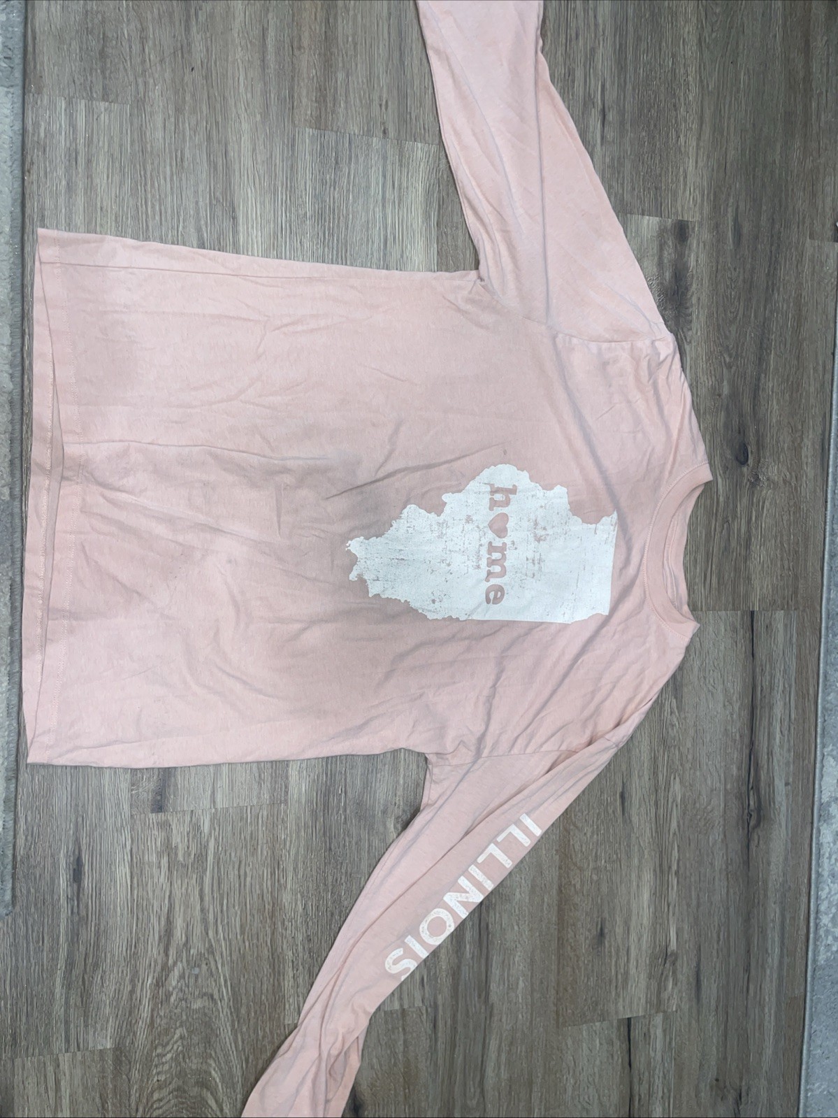 Home Free Long Sleeve Shirt Illinois Logos Size Large