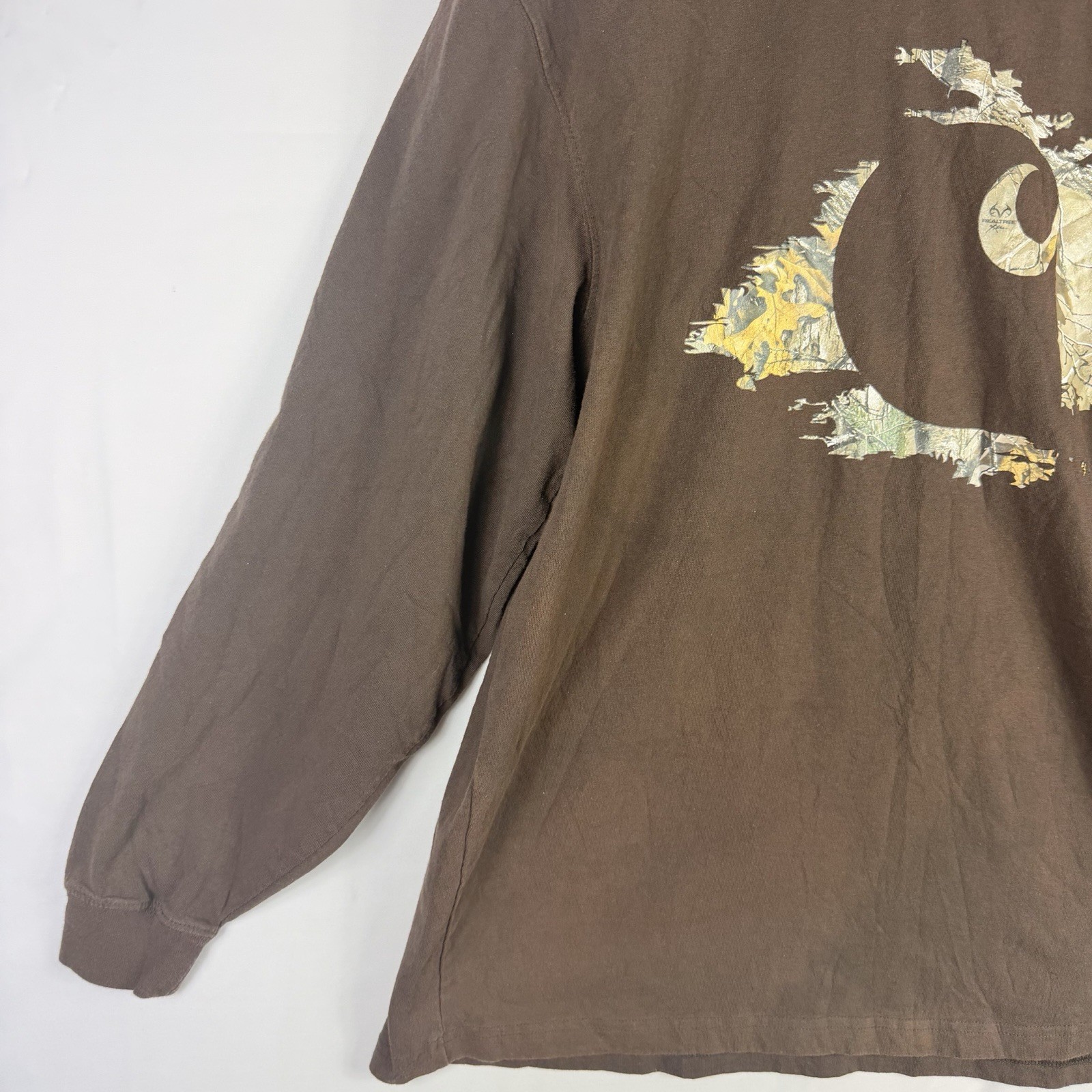 Carhartt Realtree Shirt Men’s L Brown Original Fit 100% Cotton Long Sleeve gallery