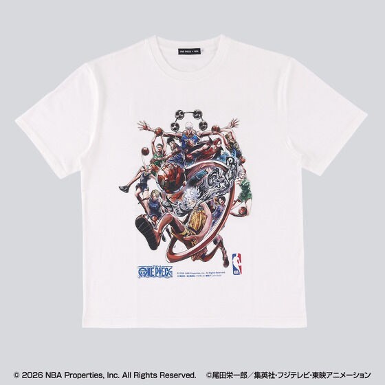 ONE PIECE × NBA T-Shirts Group Art BLACK、White gallery