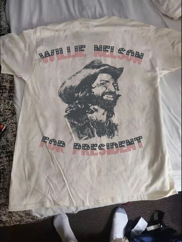 Willie Nelson for president Country music classic style shirt Reprint AN3478