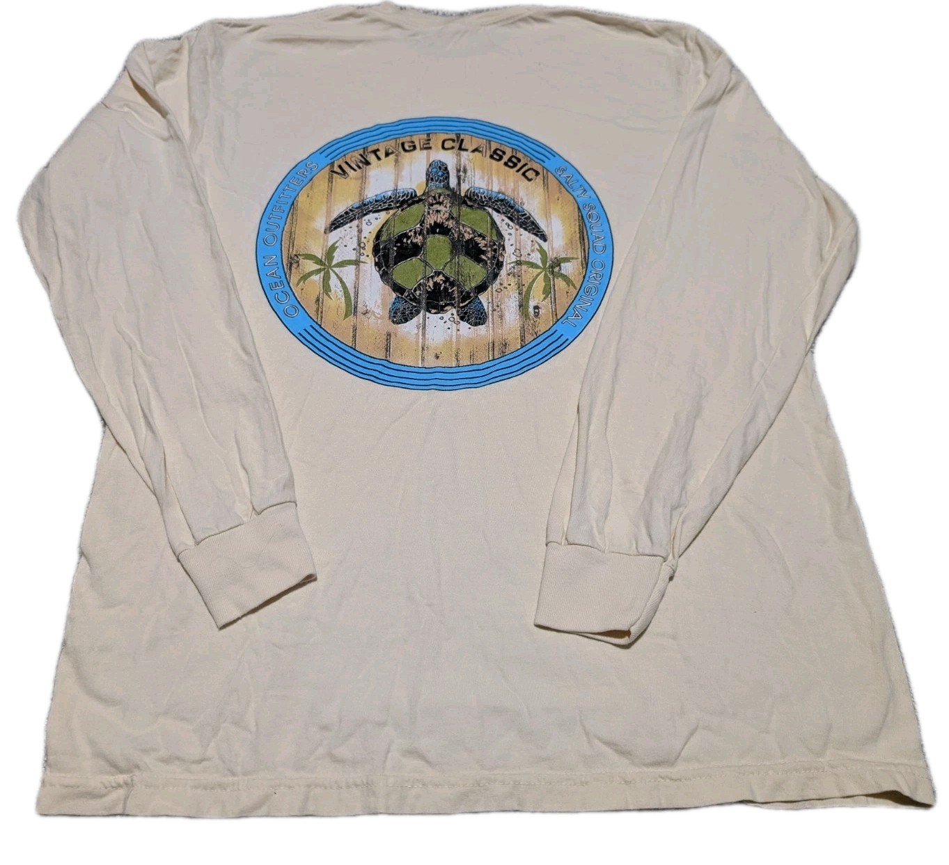 Comfort Colors T-Shirt Mens M Cream Clearwater Beach Florida Sea Turtle Graphic gallery