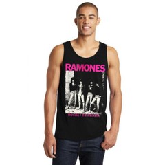RAMONES ROCKET TO RUSSIA PUNK ROCK Band Black Tank Top Men’s Sizes