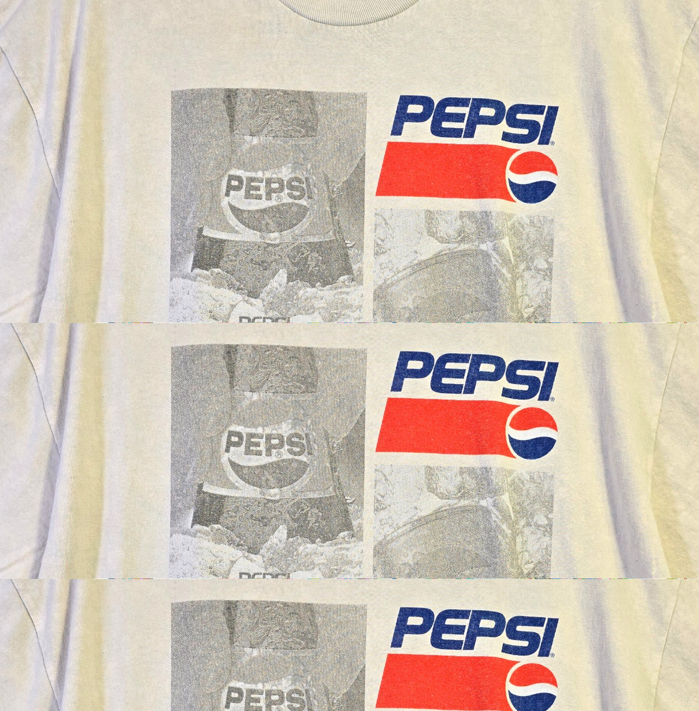 Pepsi Shirt Mens Large White Logo 90s 80s Retro Soda Pop Casual NWT gallery