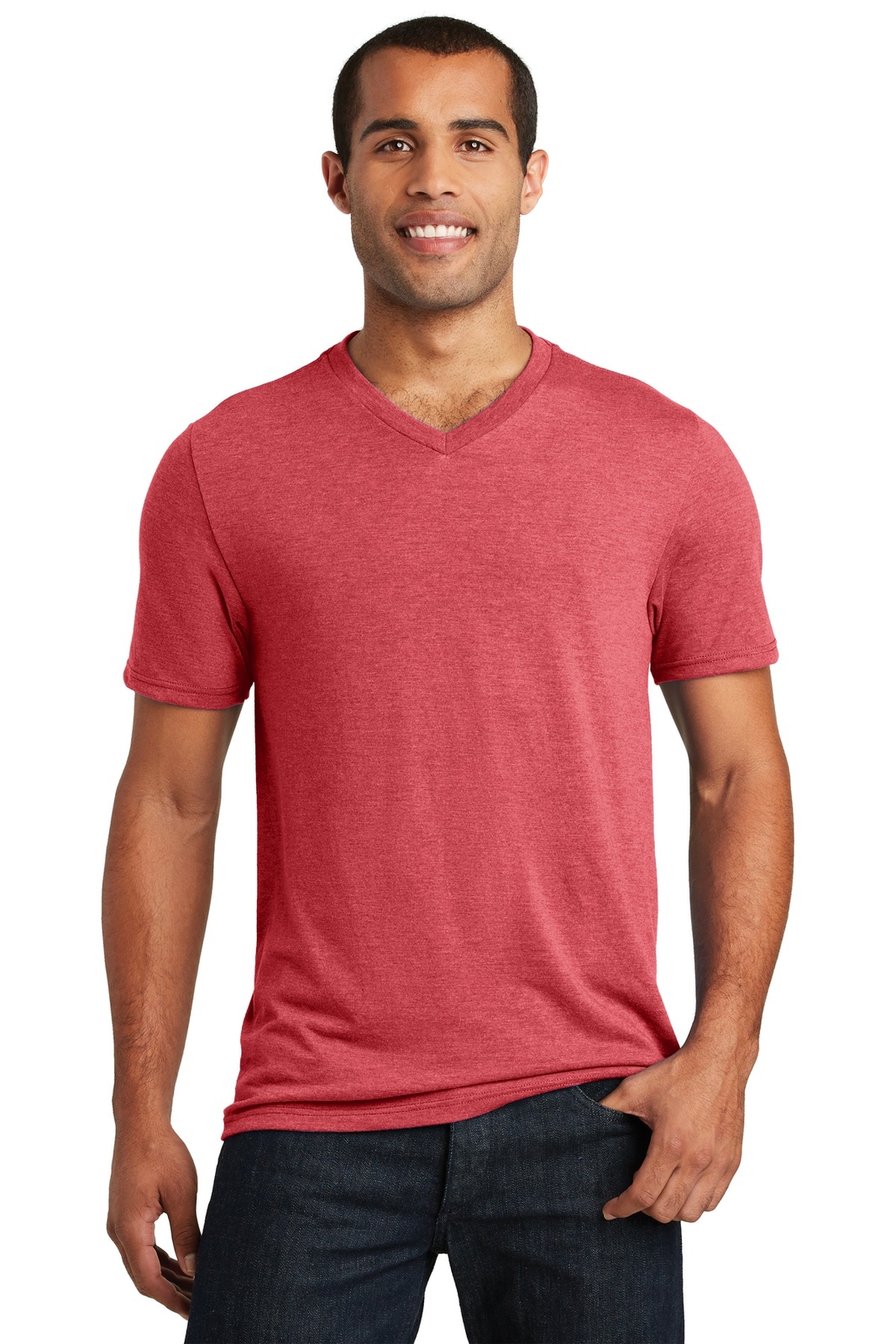 DT1350 District Perfect Tri V-Neck Tee gallery