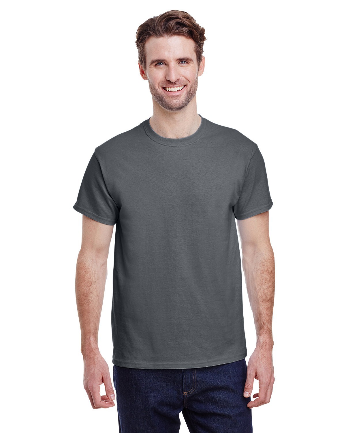 Gildan G500 Adult Solid Heavy Cotton Tee Plain Blank Casual T-Shirt gallery