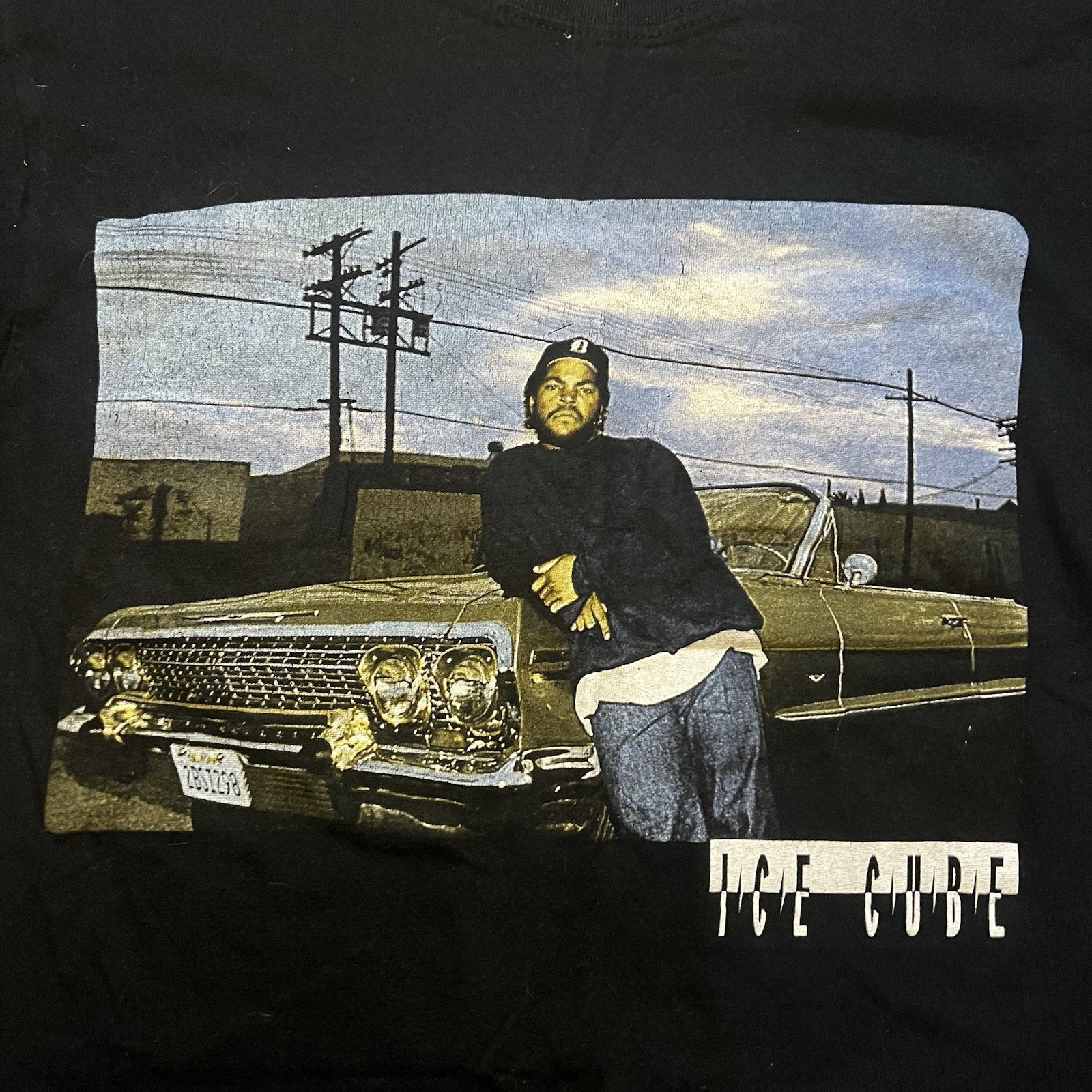 Ice Cube T Shirt Women’s Small Short Sleeve Graphic Retro 90s Rap Hip Hop Music gallery