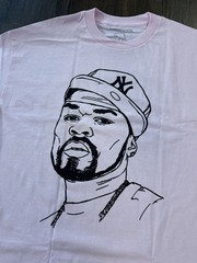 Superrradical 50 Cent Get Rich or Die Tryin T-Shirt Size XL Pink Brand New NWOT