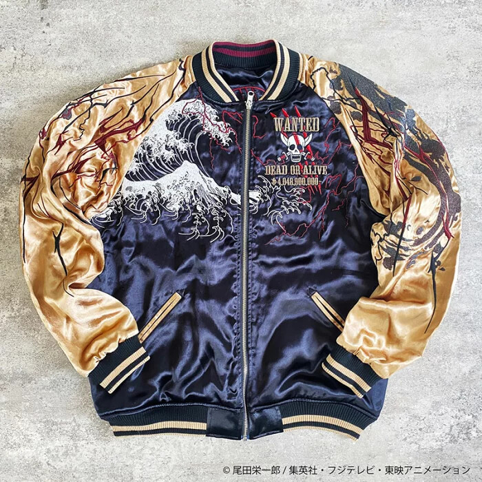 Karakuri Soul x ONE PIECE Shanks Sukajan Black / Gold Japan gallery