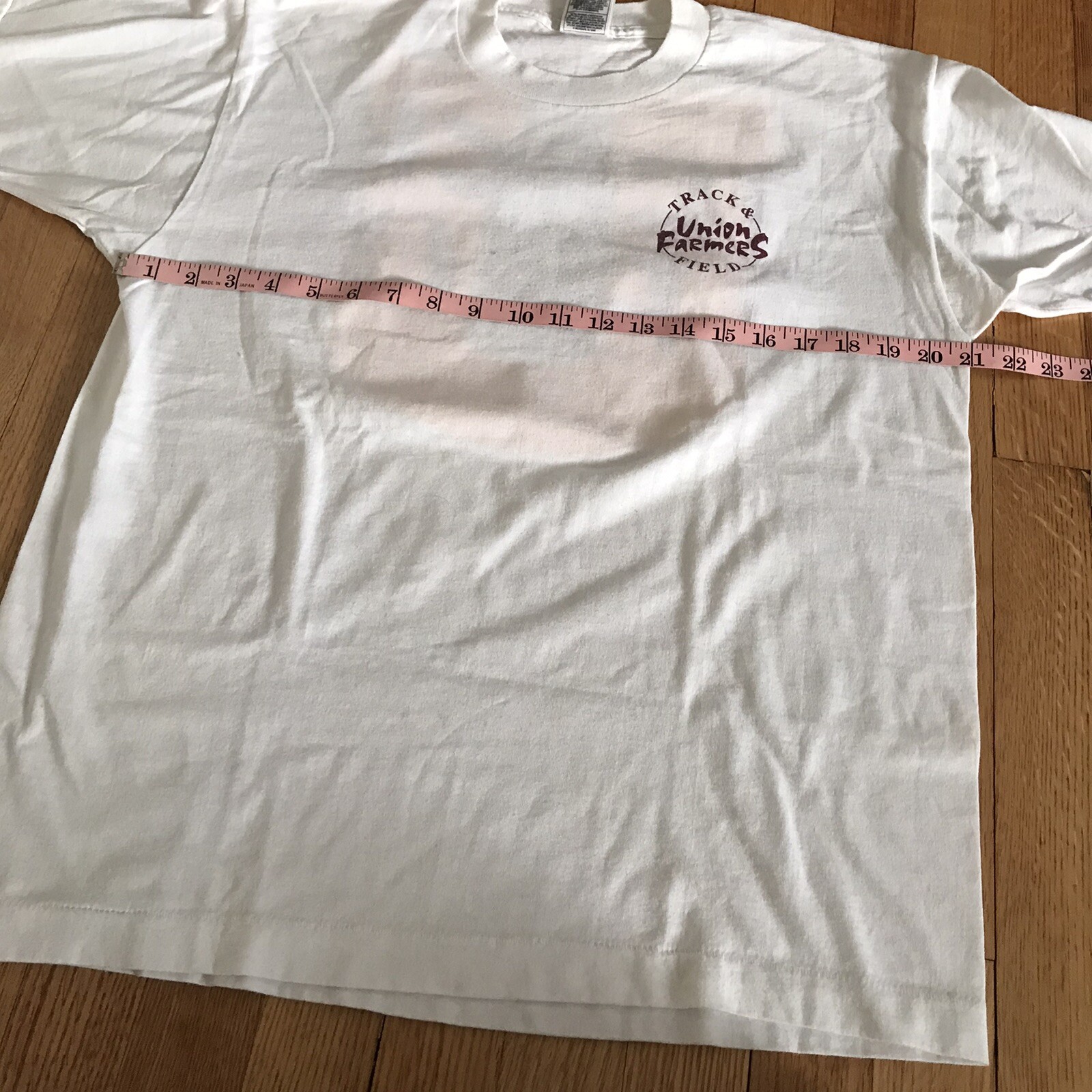 Union Township Farmers Sports Highschool 90s VTG Track And Field Tee large L gallery