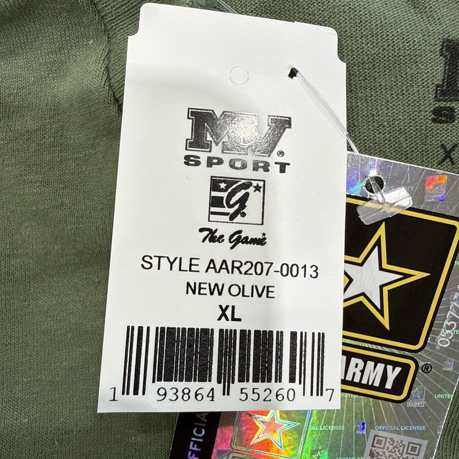 “United States Army Ft Bliss, TX 1775” Double Sided Green T Shirt - Sz XL - NWT gallery