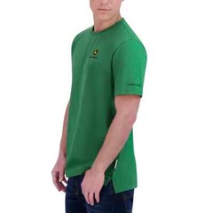 John Deere Premium Embroidered Logo T-Shirt Classic Green M-2XL