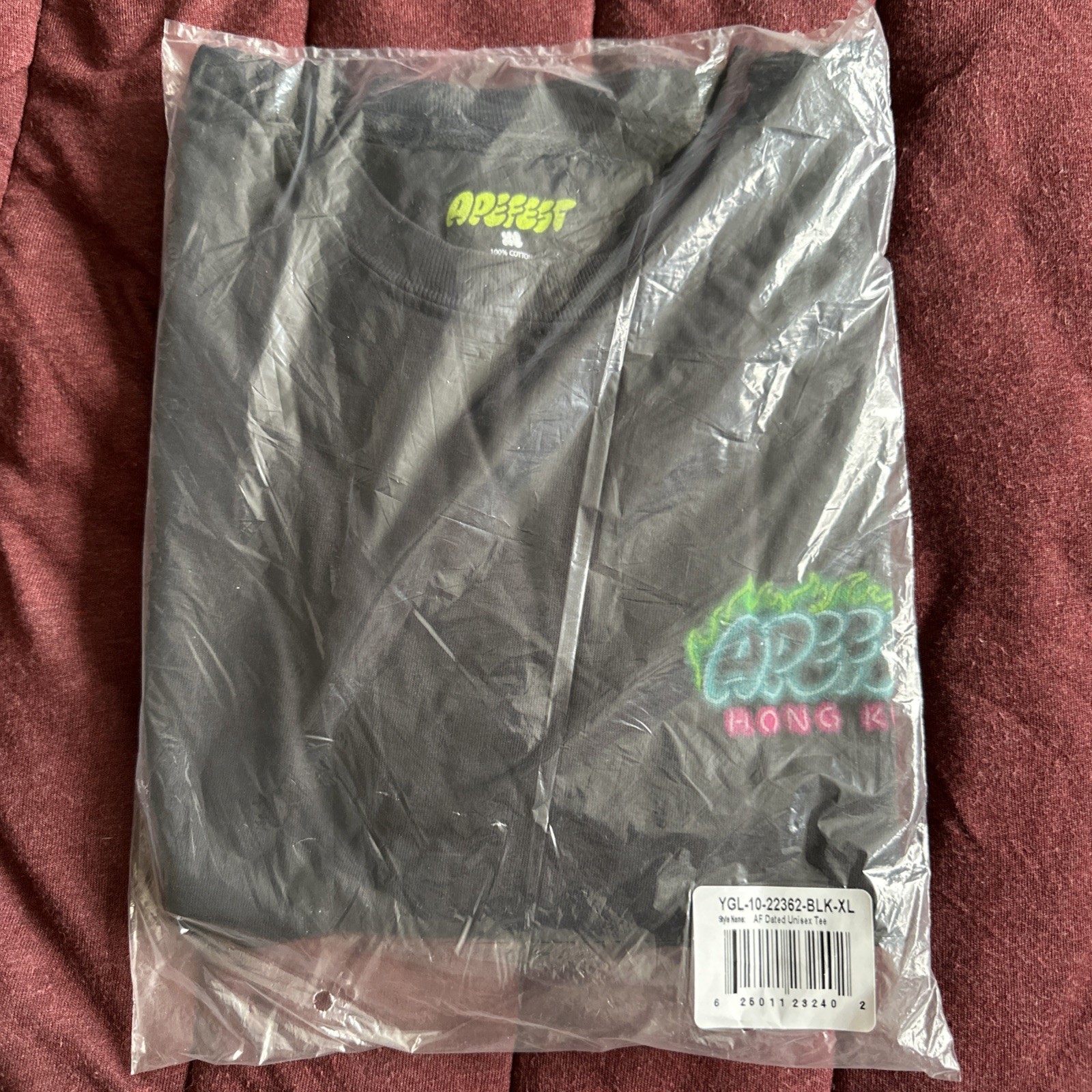 BAYC ApeFest Hong Kong HK Neon AF Dated Tee NEW - Bored Ape Yacht Club Authentic gallery