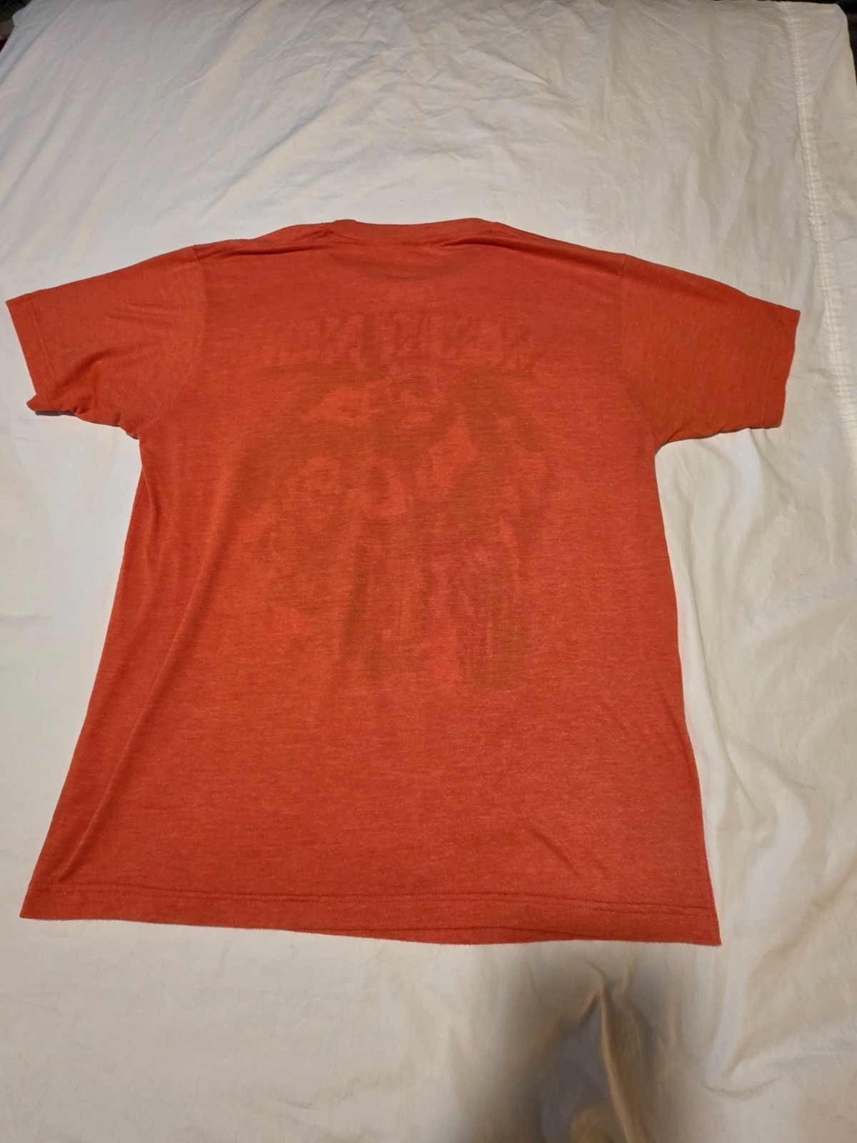 WWE Official Macho Man Orange Soft Ripple Junction T-Shirt Sz Large Excellent gallery