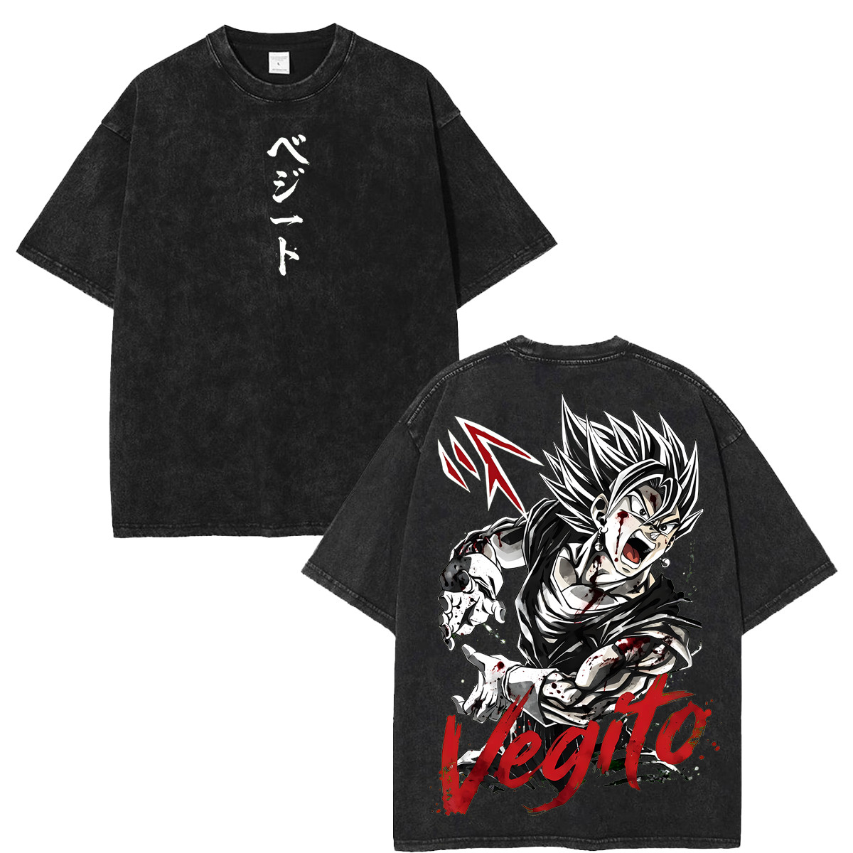 Drag0n Ball Vegito Anime Fans And Lovers Streetwear Tshirt gallery