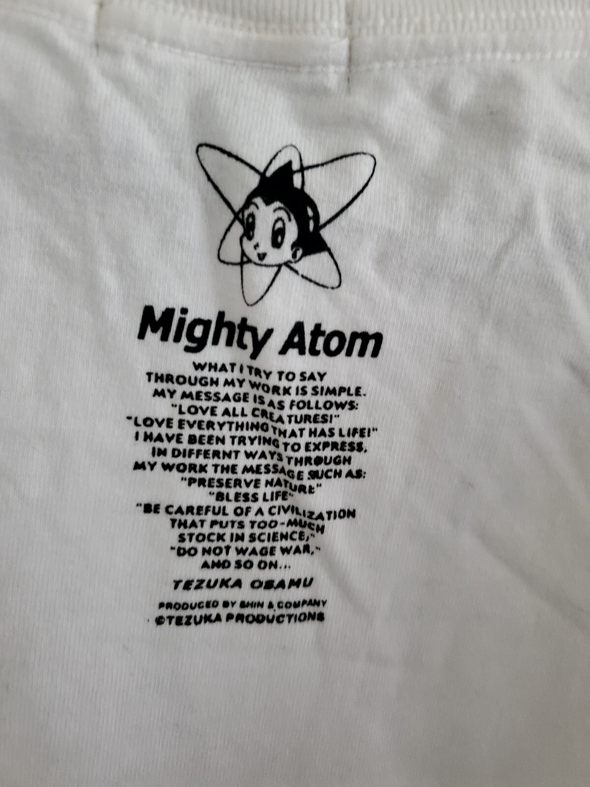 Astro Boy Tezuka Mighty Atom 3D Hologram Men’s White T-Shirt Size XL Japan gallery